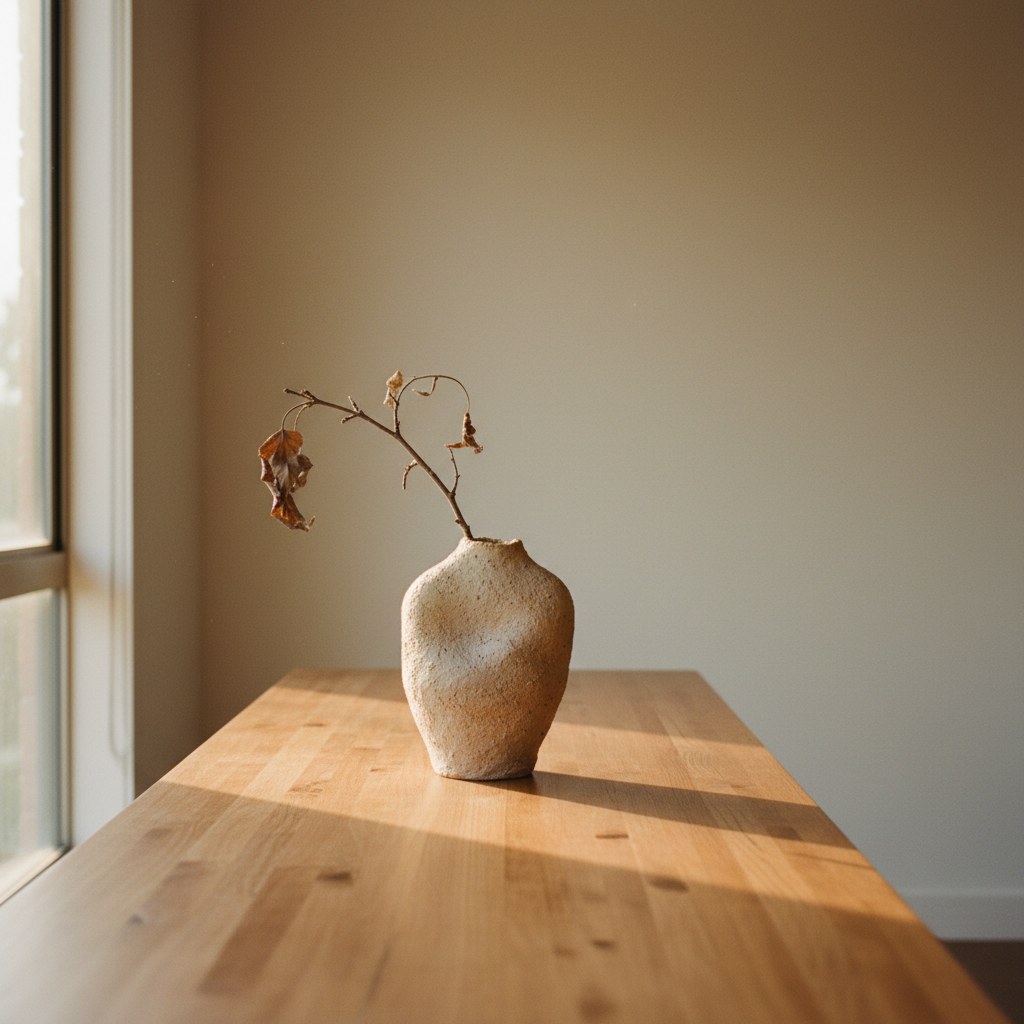 Breathing: a single piece with vast negative space